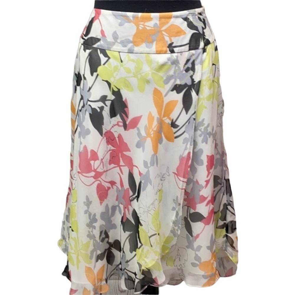 Alfani Floral Silk Skirt